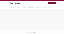 Desktop Screenshot of medforcetech.com